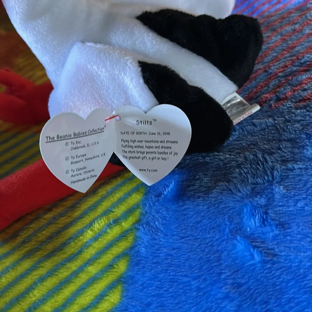 Ty Stilts the Stork Beanie Baby